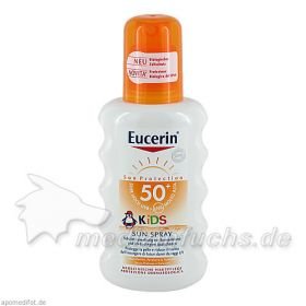 Eucerin Sun Kids Spray 50+, 200 ML – PZN 9298432 из Германии