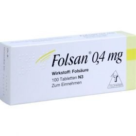Folsan 0.4mg, 100 ST – PZN 1246766 из Германии