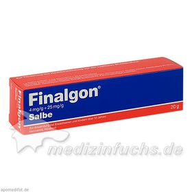 Finalgon 4mg/g + 25mg/g Salbe, 20 G – PZN 145750 из Германии