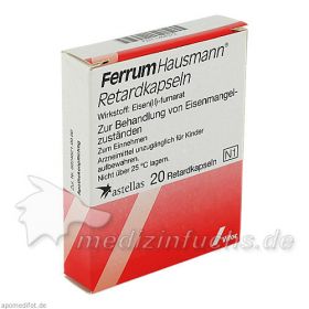 FERRUM HAUSMANN, 20 ST – PZN 1468372 из Германии