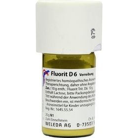 FLUORIT D 6, 20 G – PZN 1616252 из Германии