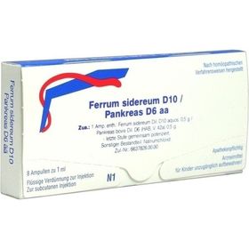 FERRUM SIDEREUM D10 PA D6, 8X1 ML – PZN 1622324 из Германии