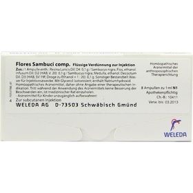 FLORES SAMBUCI COMP, 8X1 ML – PZN 1622347 из Германии