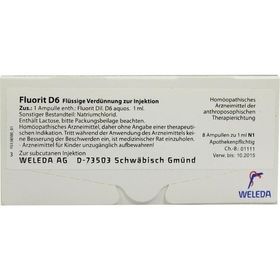 FLUORIT D 6, 8X1 ML – PZN 1622399 из Германии