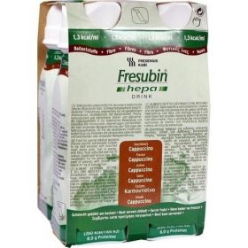Fresubin hepa DRINK Cappucino Trinkflasche, 4X200 ML – PZN 167527 из Германии
