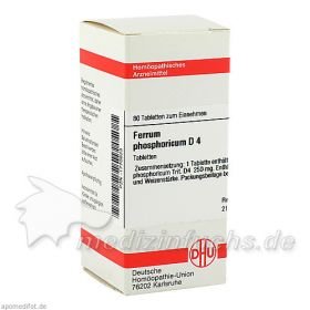 FERRUM PHOS D 4, 80 ST – PZN 1770823 из Германии