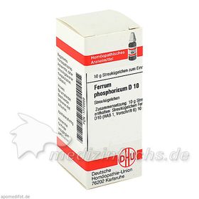 FERRUM PHOS D10, 10 G – PZN 1770869 из Германии