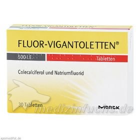 FLUOR VIGANTOLETTEN 500 i.E., 30 ST – PZN 1909244 из Германии