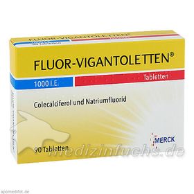 FLUOR VIGANTOLETTEN 1000 i.E., 90 ST – PZN 1909296 из Германии