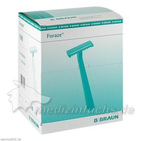 FORAZE Einmal Rasierapparat, 100 ST – PZN 1931746 из Германии
