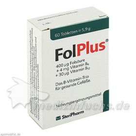 FOLPLUS laktosefrei Tabletten, 60 ST – PZN 203507 из Германии