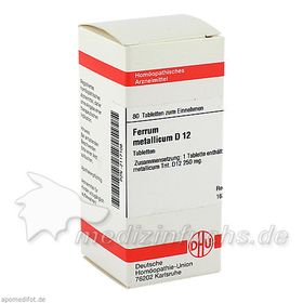 FERRUM MET D12, 80 ST – PZN 2117108 из Германии