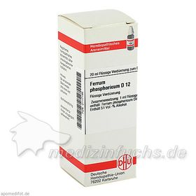 FERRUM PHOS D12, 20 ML – PZN 2117195 из Германии
