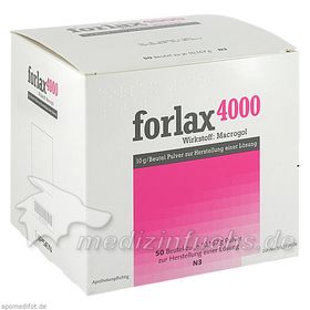 Forlax 4000 Beutel, 50 ST – PZN 2204942 из Германии