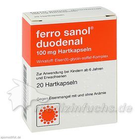 FERRO SANOL DUODENAL magens.res.Pellets in Kapseln, 20 ST – PZN 2520726 из Германии