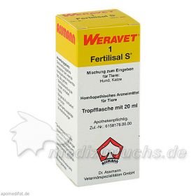 FERTILISAL S1 Tropf.f.Hunde/Katzen/heim-u.Zootiere, 20 ML – PZN 2538293 из Германии