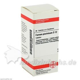 FERRUM PICRINIC D12, 80 ST – PZN 2630455 из Германии