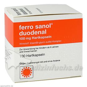 FERRO SANOL DUODENAL magens.res.Pellets in Kapseln, 100 ST – PZN 2799421 из Германии