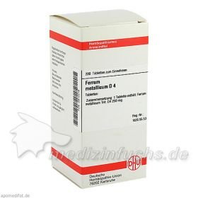 FERRUM MET D 4, 200 ST – PZN 2812216 из Германии