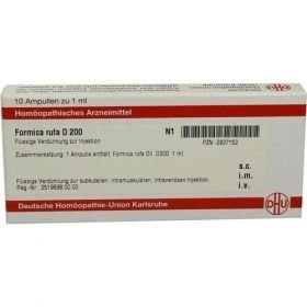 FORMICA RUFA D200, 10X1 ML – PZN 2827152 из Германии