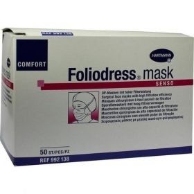 Foliodress mask Comfort Senso grün OP-Masken, 50 ST – PZN 2845865 из Германии