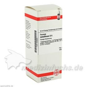 FERRUM MET D 6, 50 ML – PZN 2898666 из Германии