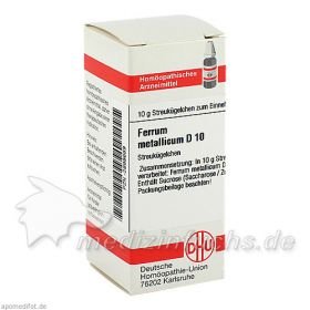 FERRUM MET D10, 10 G – PZN 2898689 из Германии