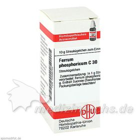FERRUM PHOS C30, 10 G – PZN 2898755 из Германии