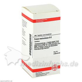 FUCUS VESICUL D 2, 200 ST – PZN 2898991 из Германии