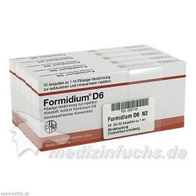 FORMIDIUM D 6 Ampullen, 50X1 ML – PZN 3067105 из Германии
