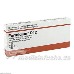 FORMIDIUM D 12 Ampullen, 10X1 ML – PZN 3067766 из Германии