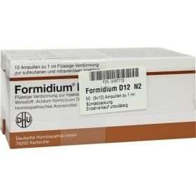 FORMIDIUM D 12 Ampullen, 50X1 ML – PZN 3067772 из Германии