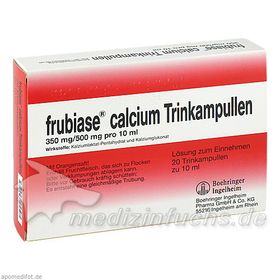 FRUBIASE CALCIUM T, 20 ST – PZN 3126813 из Германии