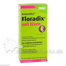 FLORADIX mit Eisen, 500 ML – PZN 361790 из Германии
