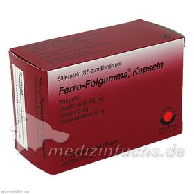 FERRO FOLGAMMA, 50 ST – PZN 378419 из Германии