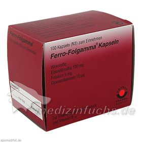 FERRO FOLGAMMA, 100 ST – PZN 378425 из Германии