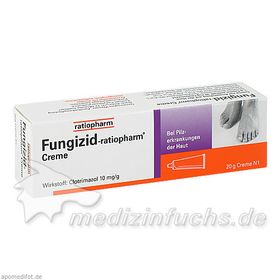 Fungizid-ratiopharm Creme, 20 G – PZN 4010136 из Германии