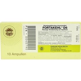 FORTAKEHL D 6 Injektion, 10X1 ML – PZN 40790 из Германии