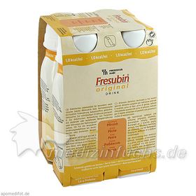 Fresubin original DRINK Pfirsich Trinkflasche, 4X200 ML – PZN 41358 из Германии
