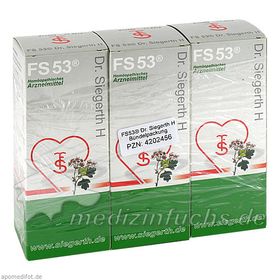 FS 53 Dr. SIEGERTH H, 3X100 ML – PZN 4202456 из Германии