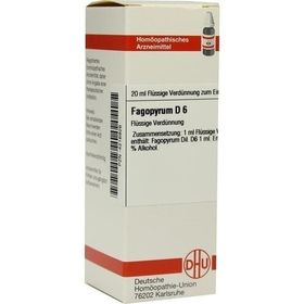 FAGOPYRUM D 6, 20 ML – PZN 4216926 из Германии