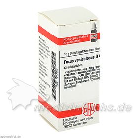 FUCUS VESICUL D 4, 10 G – PZN 4217908 из Германии