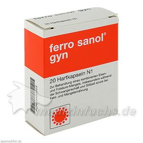 Ferro Sanol gyn, 20 ST – PZN 450223 из Германии