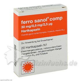 FERRO SANOL COMP, 20 ST – PZN 4869574 из Германии