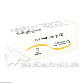 Fb1 Aconitum cp JSO, 20 G – PZN 4942503 из Германии