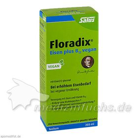 Floradix Eisen plus B12 vegan, 250 ML – PZN 5101651 из Германии