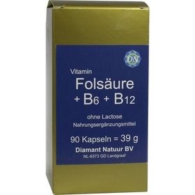 Folsäure + B6 + B12 ohne Lactose, 90 ST – PZN 5388888 из Германии