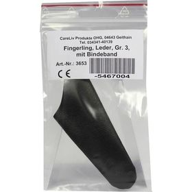 Fingerling Leder mit Bindeband Gr.3, 1 ST – PZN 5467004 из Германии