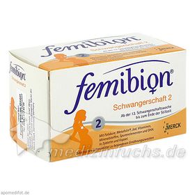 Femibion 800 Folsäure Plus Metafolin + DHA, 60 ST – PZN 5973552 из Германии
