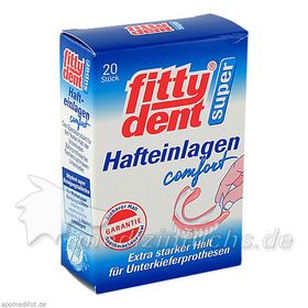 Fitty Dent Super Haftkleber Einlagen, 20 ST – PZN 6077647 из Германии